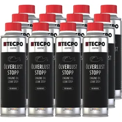 12x TECPO Öl-Verlust Stop Additiv, 300 ml (19,32 € pro 1 l)