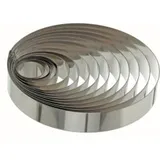 Schneider GmbH SCHNEIDER Tortenring, Edelstahl 220 mm, Höhe: 45 mm