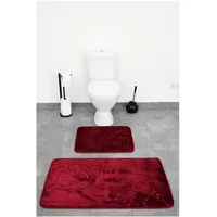 COFI Almina Premium 2 teiliges Bademattenset aus Polyester Rutschfest