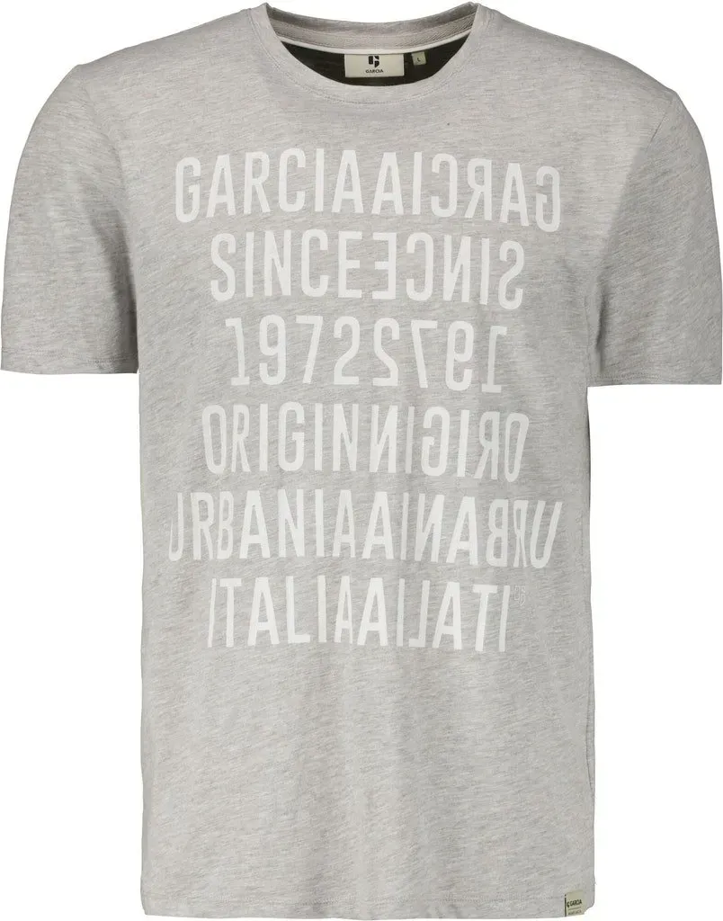 Garcia T-Shirt Herren XL 123-mid grey melee - Farbe:123-mid grey melee$Größe:XL