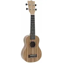 Dimavery UK-400 Ukulele Sopran Zebrawood
