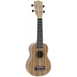 Dimavery UK-400 Ukulele Sopran Zebrawood