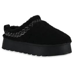 Damen Pantoffeln in Schwarz