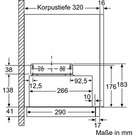 Neff D46BR22X2 Flachschirmhaube 60 cm Silbermetallic