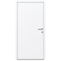 FM Türen Nebeneingangstür NBT56-07  (100 x 200 cm, DIN Anschlag: Rechts, Weiß)