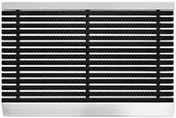 Professional Line Fußmatte Profi Brush Aluminium, Nylon Schwarz 600 x 900 mm