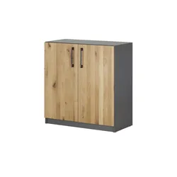 Aktenschrank  SOLIDLine , grau , Maße (cm): B: 80 H: 83 T: 40