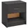 Costway Nachtschrank 38,5 x 28 x 40,5 cm Grau