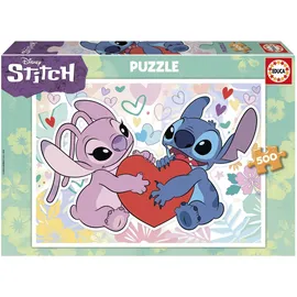 Educa - Stitch Disney | Puzzle 500 Teile für Kinder und Jugendliche ab 8 Jahren, Lilo und Stitch Kinderpuzzle, Geschenk für Stitch Fans (19911)