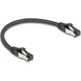 DeLock 80566 - Cat.8.1 S/FTP 0,25 m schwarz