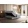 altdecor Boxspringbett mit Matratze Topper, Polsterbett mit Bettkasten OTTA KING - 180x200 - Grau Monolith