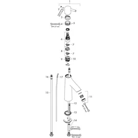 Hansgrohe Talis S 100 Einhandmischer DN 15 (72020000)