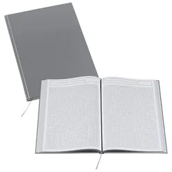 OTTO Office Notizbücher kariert A4 3 Stück 192 Seiten silber