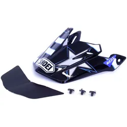 Shoei VFX-WR Grant-3, Helmschirm - Schwarz/Weiß/Blau