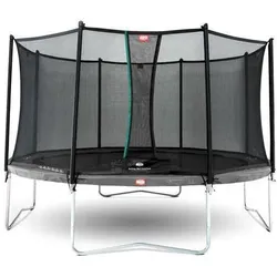 BERG Trampolin Favorit Ø 430 cm grau + Netz Comfort