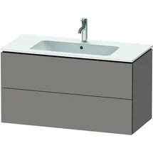 Duravit L-Cube Waschtischunterbau wandhängend 2 Auszüge, LC624204343