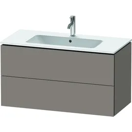 Duravit L-Cube Waschtischunterbau wandhängend 2 Auszüge, LC624204343