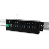 Exsys EX-1110HMVS (USB-B, 10 Ports), Dockingstation - USB 3.0 (3.1 Gen 1