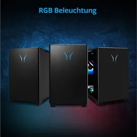 Erazer Bandit P20 Gaming Desktop PC (Intel Core i5-11400F, 16GB DDR5 RAM, NVIDIA GeForce RTX 4060 8GB GDDR6, 1TB PCIe SSD, Win 11 Home)