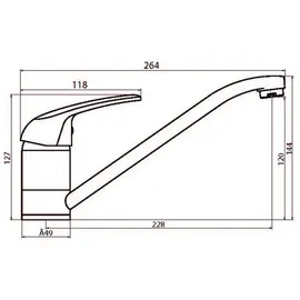 Schütte Spültischarmatur silberfarben S33290