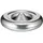 Proregal Feuerlöschender Tischaschenbecher aus Aluminium HxØ 6x25cm | Silber