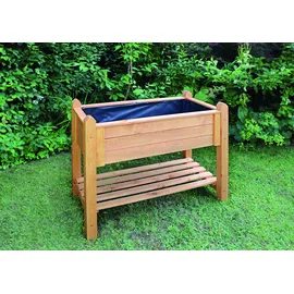 Promadino Kräuterbeet auf Beine 114 x 60 x 84,5 cm honigbraun