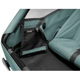 Qeridoo QUPA 2 Plus Kinderanhänger Mineral Blue 2024