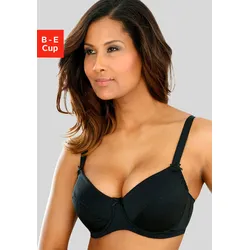 Push-up-BH NUANCE, Damen, Gr. 85, Cup D, schwarz, Microtouch, Obermaterial: 90% Polyamid, 10% Elasthan, klassisch, BHs, mit Bügel, mit herausnehmbaren Push-up Kissen