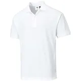 PORTWEST Herren Naples polo-shirt, Farbe: Weiß, Gr. M