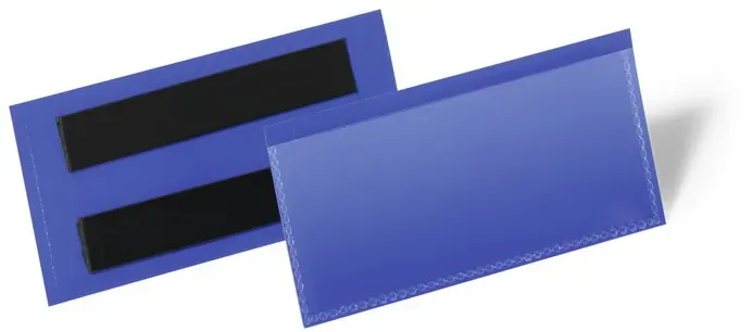 Preisvergleich Produktbild DURABLE Magnetische Etikettentasche 100 x 38 mm, blau