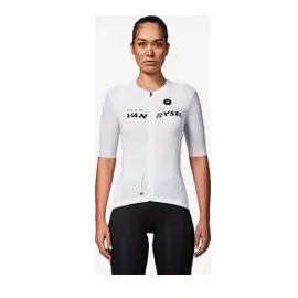 VAN RYSEL Radtrikot kurzarm Rennrad "Racer 2" unisex weiß