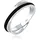 Elli Ring 925 Sterling Silber in Schwarz | Gr.: 56