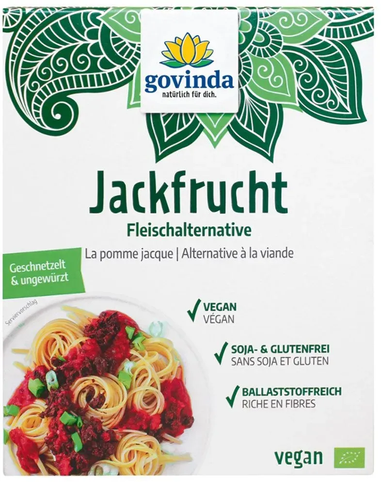 govinda Jackfrucht-Fruchtfleisch Schnetzel