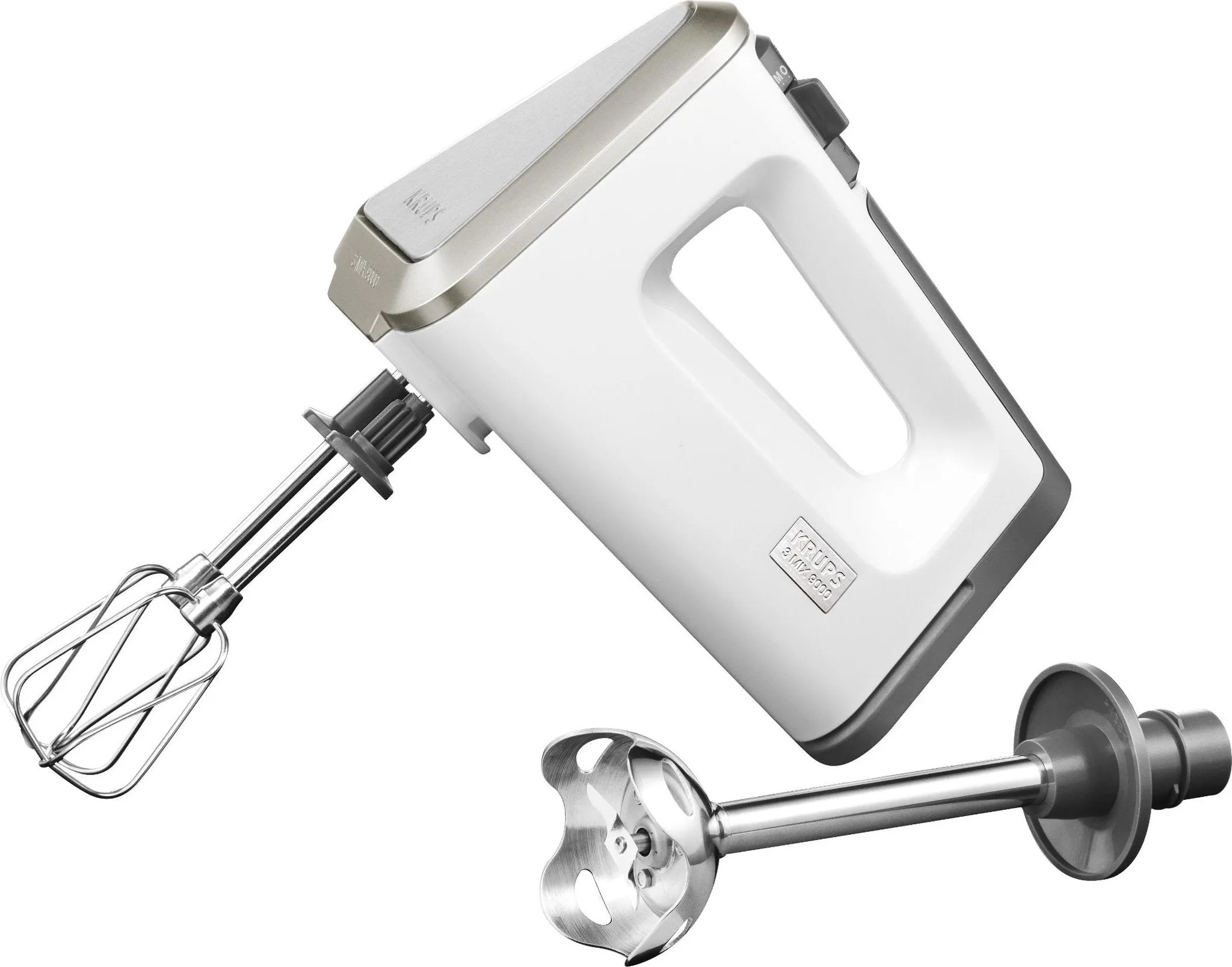 Krups 3 Mix 9000, Handmixer, Weiss