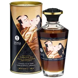 Shunga - Massageöl mit Aroma Creamy Latte 100 ml