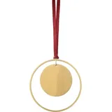 BLOMUS KITAI Weihnachtsbaumschmuck, goldene Kreise, 4 St.
