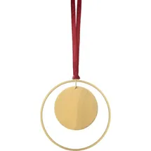 BLOMUS KITAI Weihnachtsbaumschmuck, goldene Kreise, 4 St.