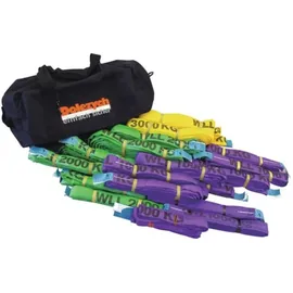 Dolezych Rundschlingen-Set 20-teilig Polyester/Eisen gelb