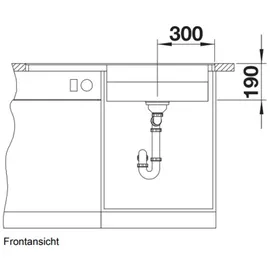 Blanco Zenar XL 6 S-F DampfgarPlus anthrazit + Excenterbetätigung + InFino + Holzschneidbrett