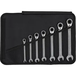 Stier Ringstop Maul-Ringratschenschlüssel-Satz, 7-teilig