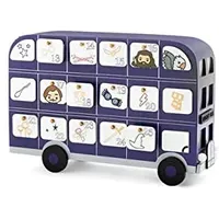 Harry Potter Adventskalender LED-Holzritter-Bus, wiederverwendbar