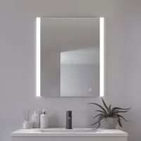 Loevschall Badspiegel LOEVSCHALL "Vega Quadratisch, Badzimmerspiegel mit LED Beleuchtung,