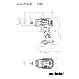 Metabo SB 18 LTX BL Q I ohne Akku + Koffer 602361840