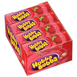 Hubba Bubba Erdbeere Kaugummis 20 Packs à 5 Stück