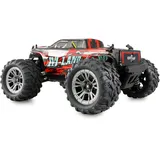 AMEWI M-Land Rot Brushed 1:16 RC Einsteiger Modellauto Elektro Monstertruck Allradantrieb (4WD) RtR