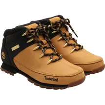 Timberland Schnürboots TIMBERLAND "EURO SPRINT - MID LACE BOOT", Herren, Gr. 43,5, gelb (wheat, nubuck, w, schwarz), Leder, Schuhe Schnürboots, Winterstiefel, Schnürstiefel, Winterschuhe