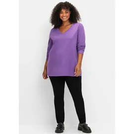 sheego T-Shirt Lila 56/58