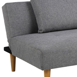 MID.YOU Schlafsofa Grau, Eiche, Metall, Uni, 2-Sitzer, 180x74x86 cm, Kinder- & Jugendzimmer, Jugendmöbel, Jugendsofas