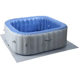 MCW N97 Ø 180 x 63 cm eckig Grau-Blau
