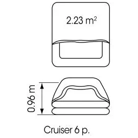 Plastimo Rettungsinsel Cruiser 6 - Tasche